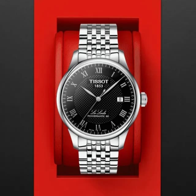 【TISSOT 天梭】LE LOCLE 力洛克系列 機械腕錶 畢業禮物 送禮 推薦(T0064071105300)