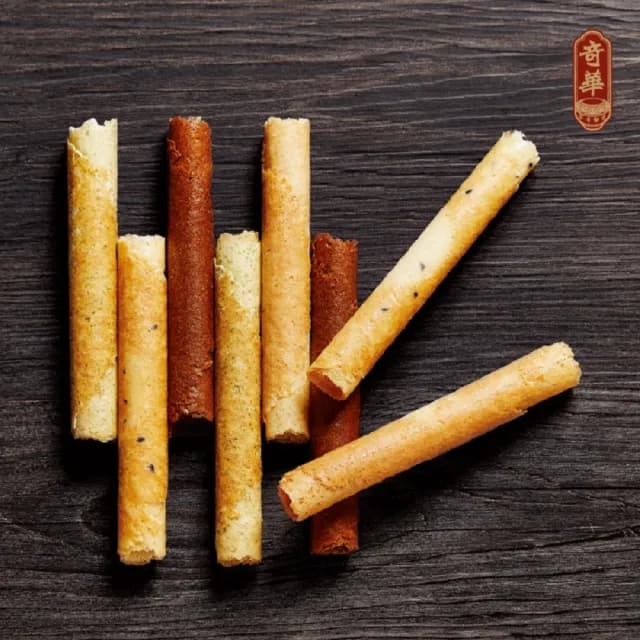 【吉晟嚴選】奇華家鄉雞蛋捲禮盒KB-快(340g/盒 原味/芝麻/咖啡任選 附提袋) - momo購物網 - 好評推薦 -