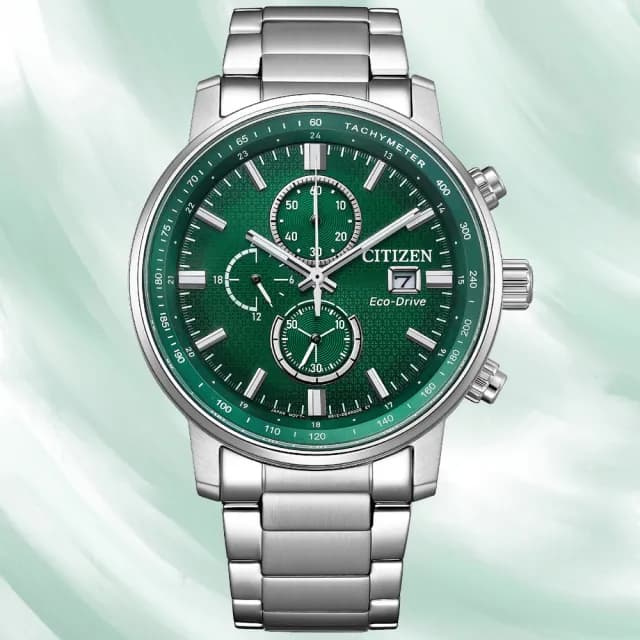 【CITIZEN 星辰】Chronograph系列 時尚光動能計時腕錶 七夕 情人節 送禮 推薦(CA0840-87X)