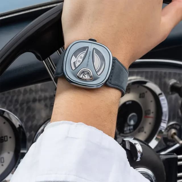 【SEVENFRIDAY】ME系列 青石藍 流線型機械錶 送禮 禮物 推薦(ME3/01)