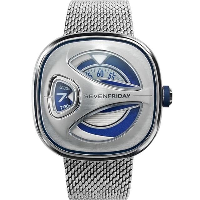 【SEVENFRIDAY】ME系列流線型 米蘭鍊帶機械錶 送禮 禮物 推薦(ME1/01M)
