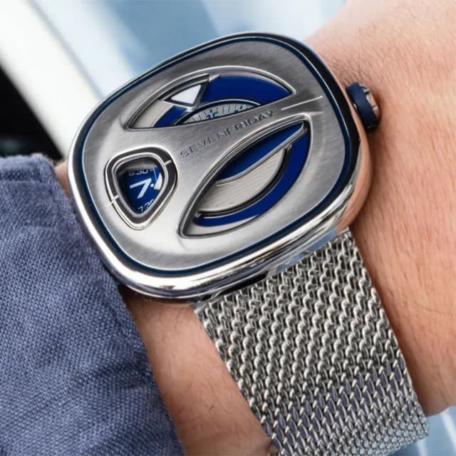 【SEVENFRIDAY】ME系列流線型 米蘭鍊帶機械錶 送禮 禮物 推薦(ME1/01M)