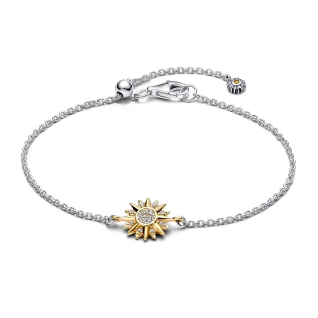 【Pandora官方直營】雙色璀璨太陽手鏈-絕版品