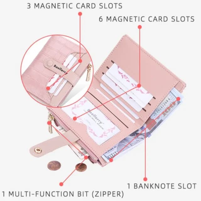 【希賽德】小皮夾 拉鍊短夾 皮夾 錢包 女 小短夾 小錢包 薄皮夾 零錢包 卡夾 卡夾包 票卡夾(女用短皮夾)