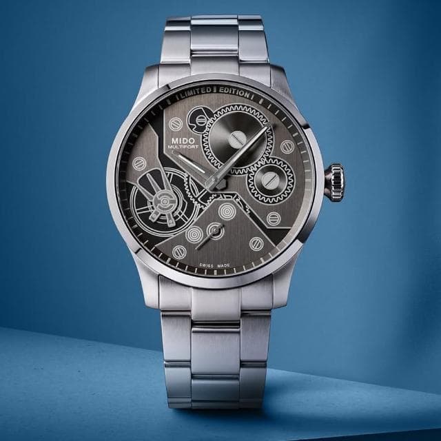 【MIDO 美度】Multifort 先鋒系列90周年限量版 手動上鍊機械錶-44mm 520禮物 送禮 手錶(M0386051106000)