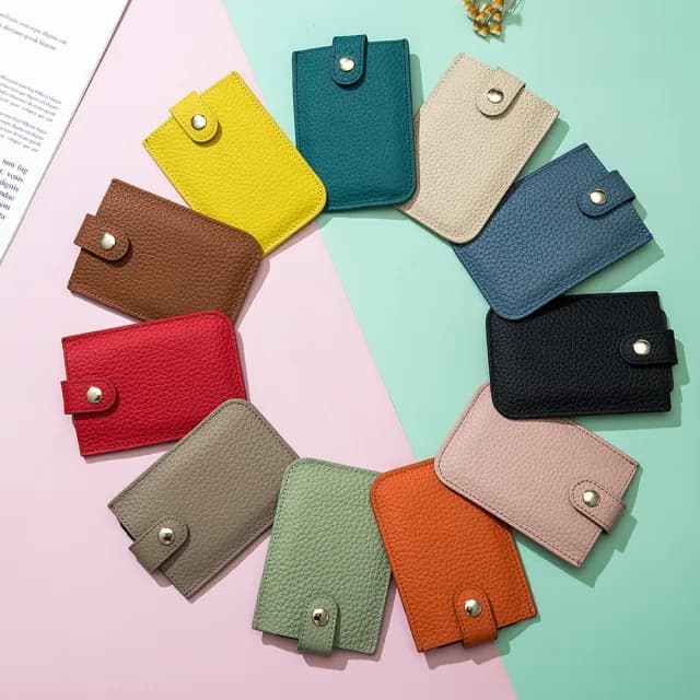 【希賽德】快速抽拉真皮卡包 RFID牛皮卡夾零錢包 零錢卡包 證件夾票卡夾 信用卡片夾 證件卡片夾(卡片包)