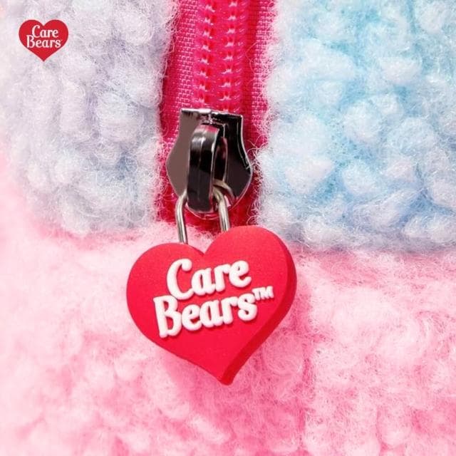 【Care Bears】美國彩虹熊愛心熊Care Bears彩虹毛絨化妝包筆袋旅行包(閨蜜女友女兒老婆生日聖誕交換禮物)