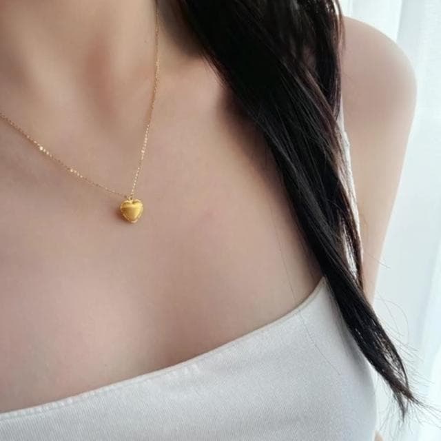 【Penny珮妮】復古拉絲水滴愛心項鍊吊墜2款可選(生日禮物/母親節/交換禮物/情人節/送女友/毛衣鏈)