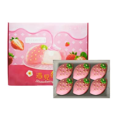【犁茶品記梨茶品記】草莓蛋糕禮盒_共2盒(草莓/麻糬/禮盒/巧克力/伴手禮)