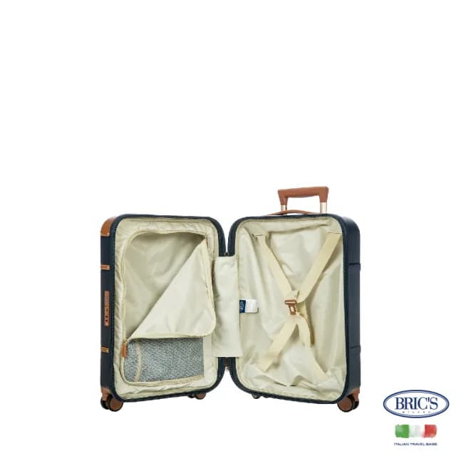 【BRIC S】義大利經典款 21吋 登機箱 防潑水拉鍊箱(行李箱/ 旅行箱/ 雙輪飛機輪)