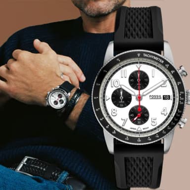 【FOSSIL】Sport Tourer 三眼計時手錶-42mm 禮物 送禮 推薦(FS6087)