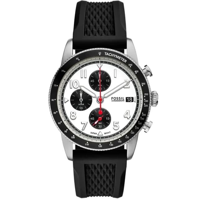 【FOSSIL】Sport Tourer 三眼計時手錶-42mm 禮物 送禮 推薦(FS6087)