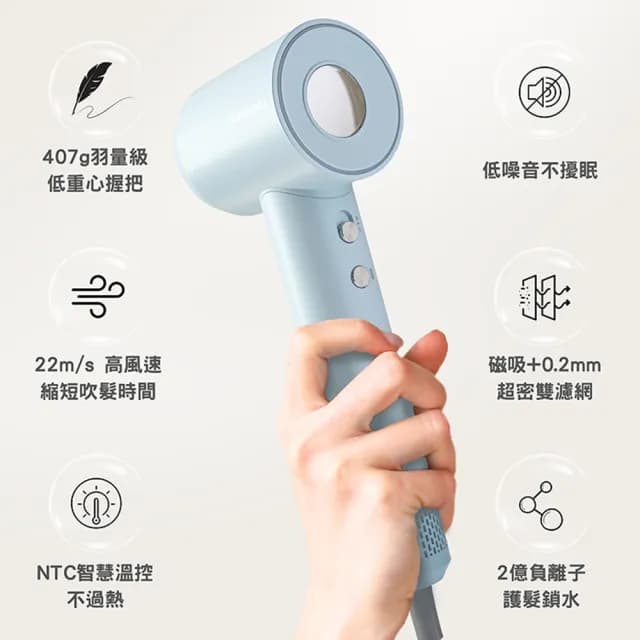 【Yamashita 山下】負離子高速吹風機(YS-2100)