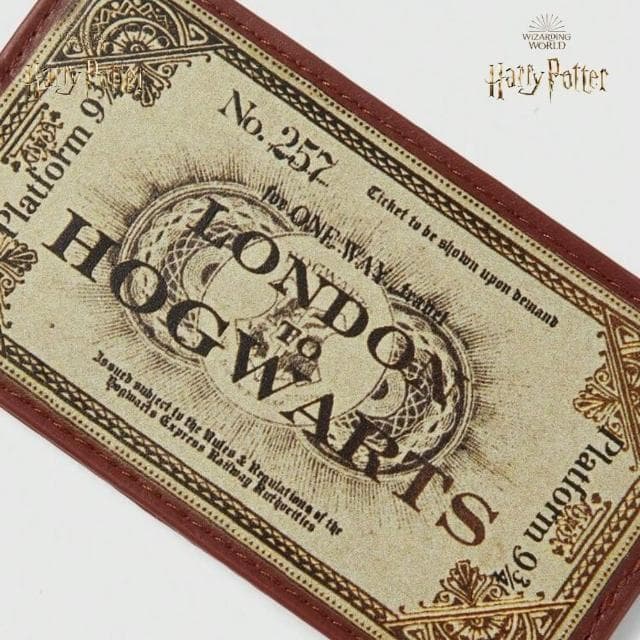 【Harry Potter 哈利波特】高質感名人貴氣皮革票卡夾證件套識別證套交通票卡夾(聖誕交換生日禮物正版授權)