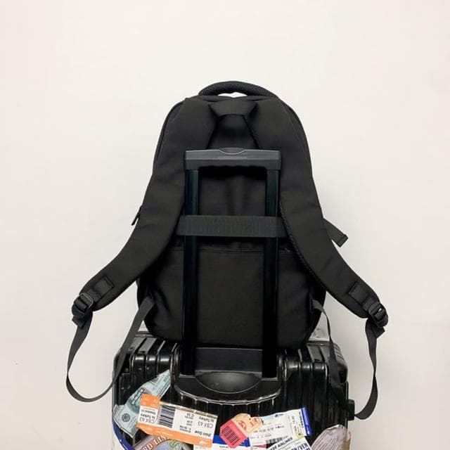 【Nil】母親節禮物 男女大容量商務旅行包 國小國中大學生書包 拼色雙肩包 筆電背包(登山包 手提包 單肩包