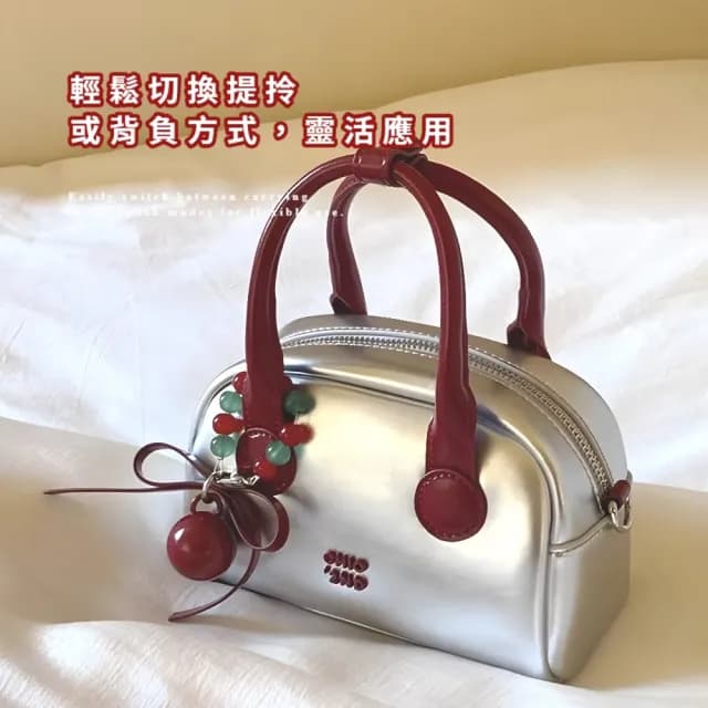 【時尚單品】雙11 兩用撞色俏皮小包(Y2K 單肩包 手提包 側肩包 女包 生日禮物 穿搭 搭配)