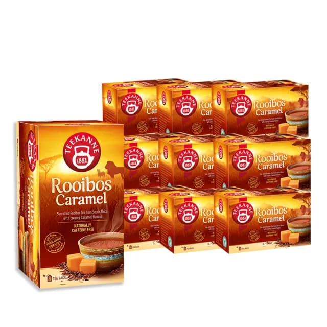 【TEEKANNE 恬康樂】焦糖風味博士茶x10盒(1.75gx20包/ 盒；共10盒)