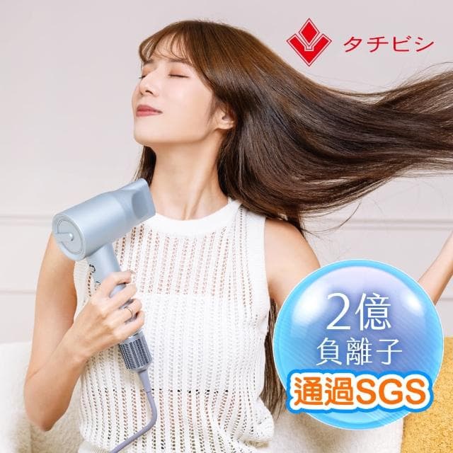 【立菱尹タチビシ】高速無刷馬達 負離子吹風機(SGS 2億負離子/冷熱循環風/BLDC/烘髮罩/烘罩/捲髮罩)
