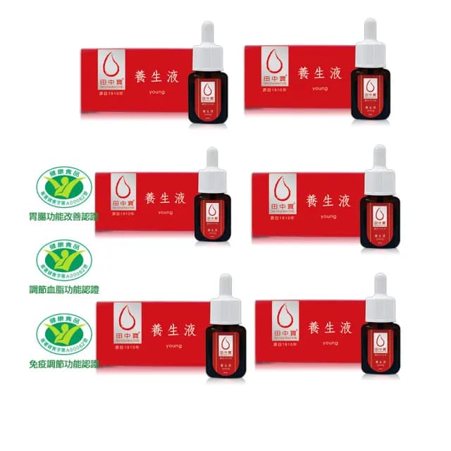【中天生技】田中寶養生液6瓶組(30ml/瓶_贈養氣人蔘鋁箔包x18包加贈西堤餐卷x1張)