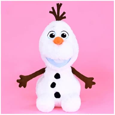 【TDL】冰雪奇緣雪寶絨毛娃娃玩偶抱枕毛茸茸款35公分 895403(生日禮物 聖誕節)