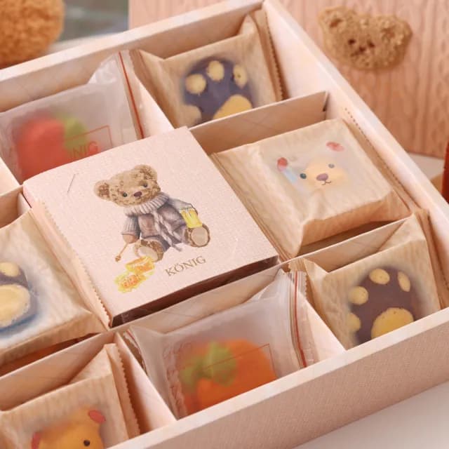 【金格食品】暖暖Bear熊熊款禮盒(伴手禮/彌月)