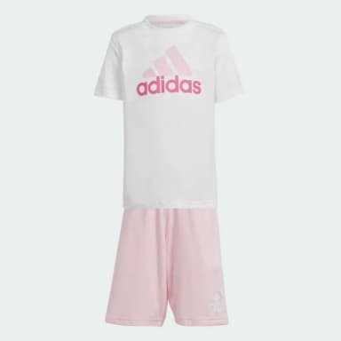 【adidas 愛迪達】ESSENTIALS 運動套裝 童裝 IQ4089