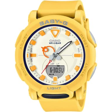 【CASIO 卡西歐】BABY-G 復古潮色時尚雙顯手錶 情人節 禮物(BGA-310RP-9A)