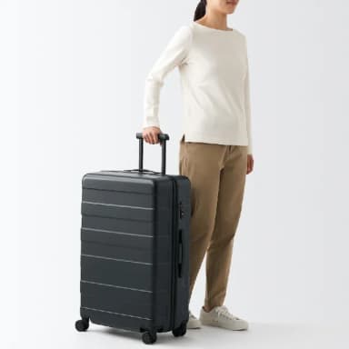 【MUJI 無印良品】四輪硬殼止滑拉桿箱75L(共3色)