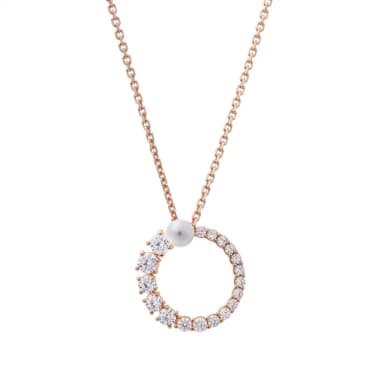 【SWAROVSKI 施華洛世奇】Matrix 玫瑰金水晶鏈墜(限 量 促 銷)