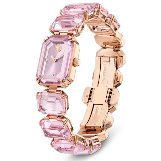 【SWAROVSKI 施華洛世奇】Millenia 風格無限八角切割水晶腕錶 雙11最低價(5729843)