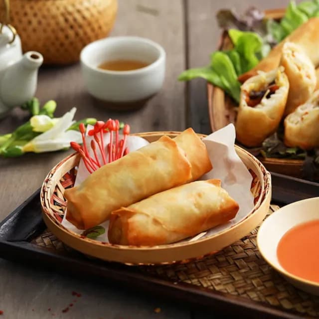 【養心茶樓】港式翠玉春捲(素食/全素)