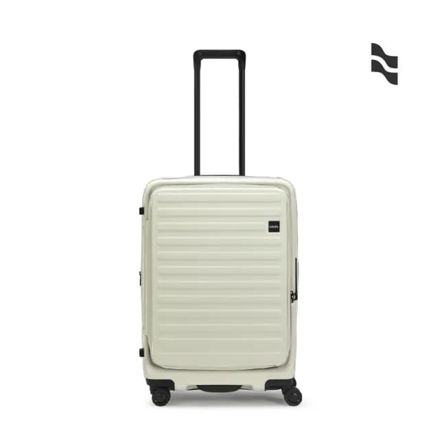 【LOJEL】升級版 CUBO 21吋 前開擴充拉鍊拉桿箱(行李箱 旅行箱 登機箱)