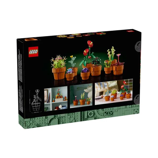 【LEGO 樂高】Botanicals 10329 迷你盆栽(居家擺飾 禮物 DIY 玩具 積木 情人節禮物)