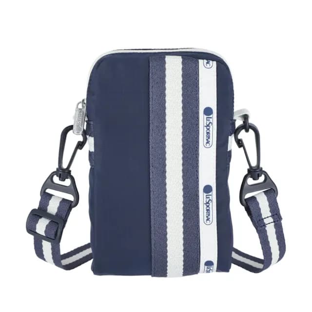 【Lesportsac】隨身小包 手機包 送禮 禮物 女包 男包 情人節禮物(滾邊深海藍)