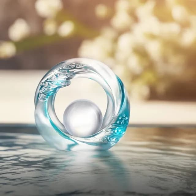 【琉璃工房 LIULI LIVING】氣蘊轉如意 入厝禮/轉任/感謝(送禮/琉璃/禮物/水晶/藝術品/禮贈/企業)