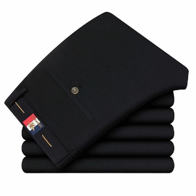 【米蘭精品】現貨+預購 西裝褲休閒長褲(薄款商務直筒男褲子父親節禮物3色74er1)