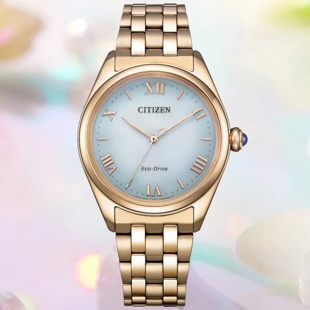 【CITIZEN 星辰】L系列 時尚光動能腕錶 畢業禮物 送禮 推薦(EM1143-81X)