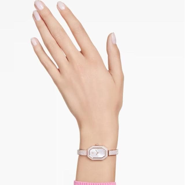 【SWAROVSKI 施華洛世奇】Dextera Bangle 璀璨 手環式 手錶 女錶 禮物-30.5x19mm 聖誕 送禮(5672987)