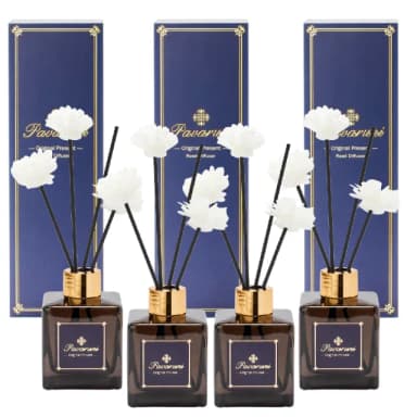 【Pavaruni】買2送2 美國擴香瓶夜幕系列無火香薰天然精油花香木質果香(生日聖誕交換女友女生情人禮物)