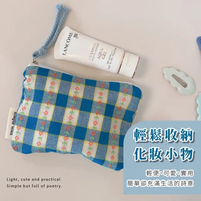 【日系少女】情人節禮物 清新小花零錢包(隨身小包 小錢包 證件夾 收納袋 口紅包 小化妝包 補妝包)