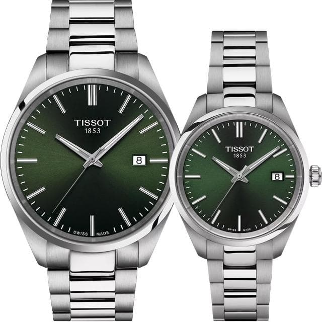 【TISSOT 天梭 官方授權】PRX系列復刻石英對錶 情侶手錶 520禮物 送禮(T1504101109100+T1502101109100)