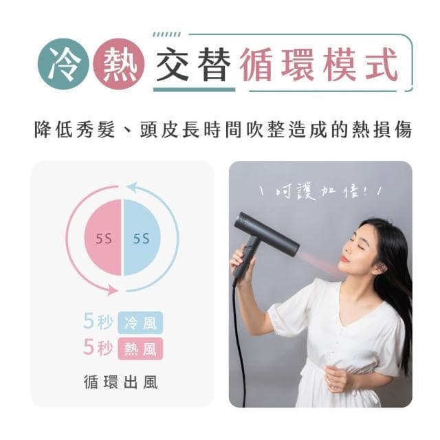 【KINYO】全球電壓無刷吹風機(全球電壓/四億負離子 KH-9660)