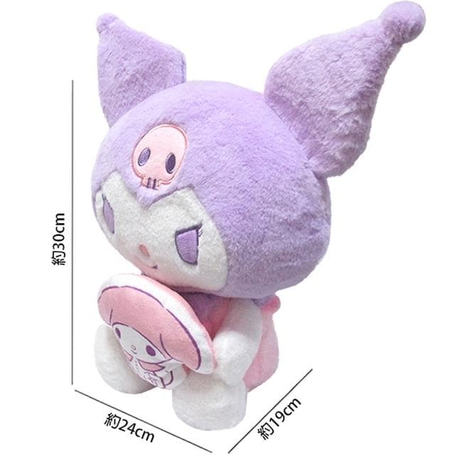【TDL】三麗鷗酷洛米絨毛娃娃玩偶抱枕抱美樂蒂款30公分 528701(生日禮物 聖誕節)