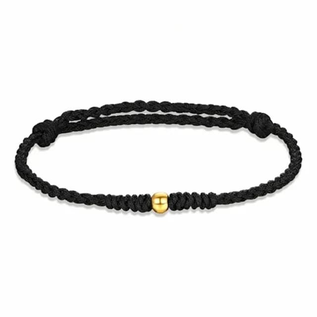 【Penny珮妮】黃金999 迷你轉運金珠 手繩手鍊2色可選(母親節 交換禮物 送女友 生日禮物 情人節 新年 結婚)