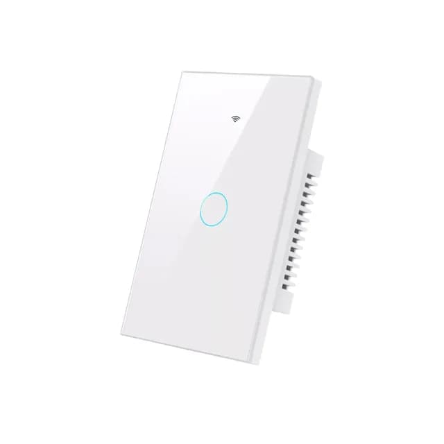 【台灣智能家居】單火線單控雙切觸控開關+WiFi手機APP定時開關
