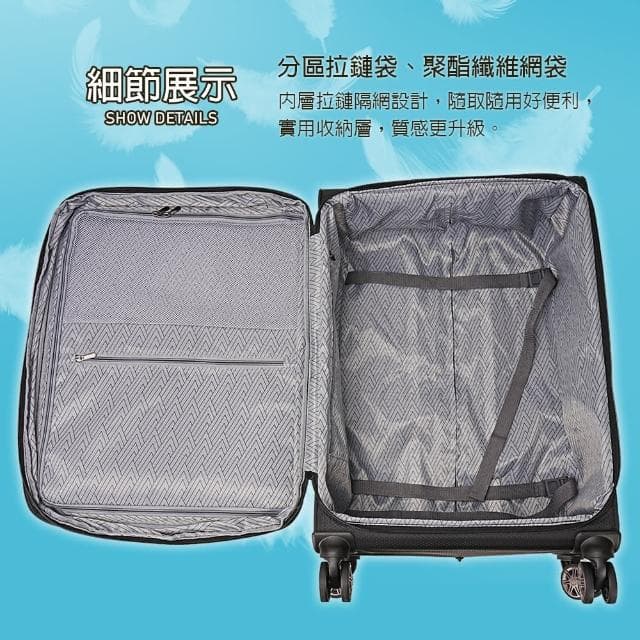 【LYNX官方直營】美國山貓 29吋超輕量商務布箱(飲料給力扣環、TSA海關鎖、鋁合金拉桿、耐摔耐壓、加大15%)