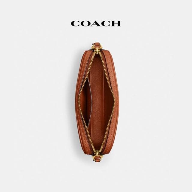 【COACH】蔻馳官方直營 AVERY單肩手袋-B4/磨光琥珀色(CR095)