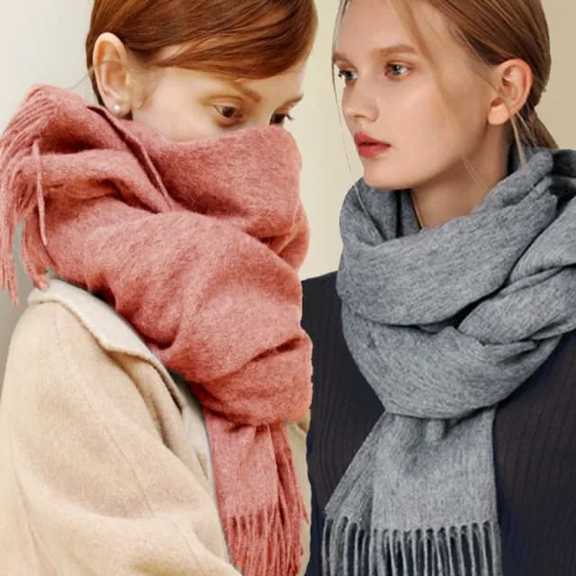 【5TH AVE】BABY 羊絨 初剪羊毛 軟儒 圍巾 披肩(多色選)