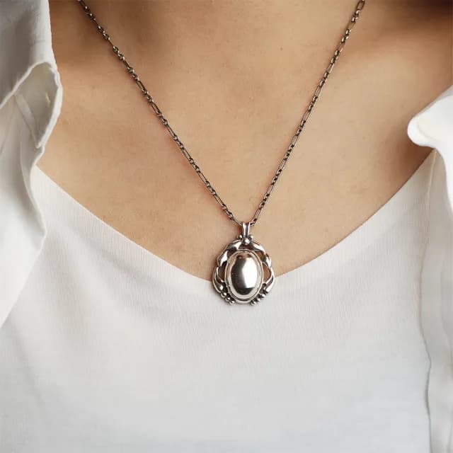 【Georg Jensen 喬治傑生】2020年度銀石項鍊