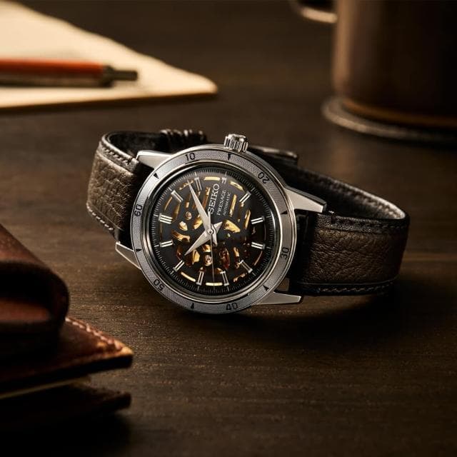 【SEIKO 精工】PRESAGE系列 Style60’s 復古風 重機引擎 機械腕錶 母親節 禮物 推薦(SSA461J1/4R72-00C0J)